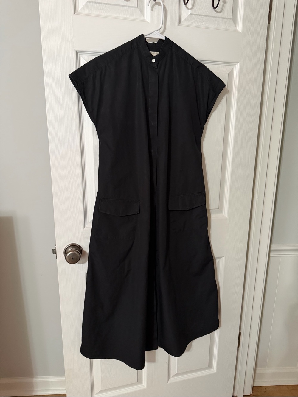 Ann Mashburn Black Cap-Sleeve Dress - Size S